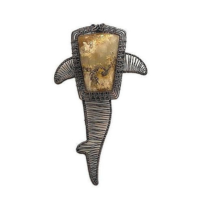 Drea Schaugaard Pendant Necklace: Whale Shark-ESSE Purse Museum & Store