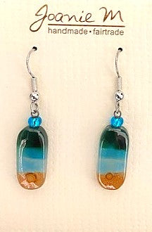 Dunitz & Company Earrings: Joanie M, Tiny Glass Ovals-ESSE Purse Museum & Store