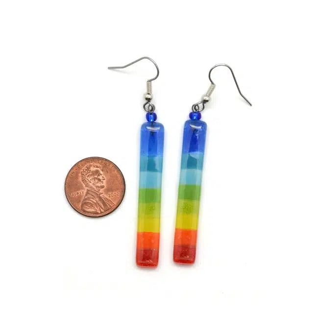 Dunitz & Company Earrings: Long Rainbow Sticks-ESSE Purse Museum & Store