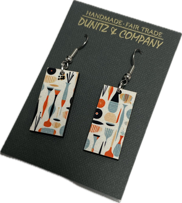 Dunitz & Company Earrings: Mid Century Ships-ESSE Purse Museum & Store