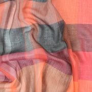 Dupatta Designs Scarf: Barlow Orange Plaid-ESSE Purse Museum & Store