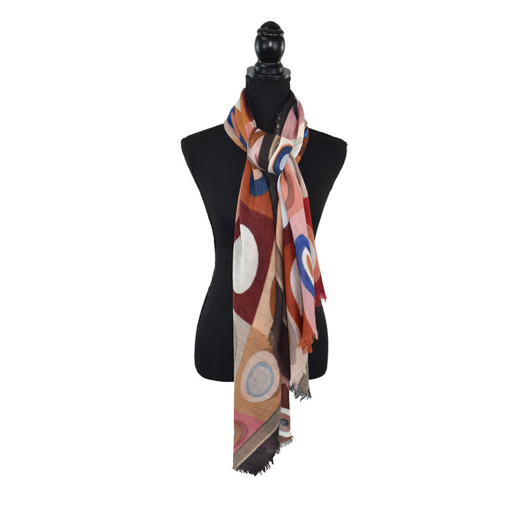 Dupatta Designs Scarf: Goshen Autumnal Circle-ESSE Purse Museum & Store