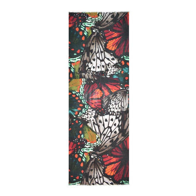 Dupatta Designs Scarf: Macheros Abstract Butterfly-ESSE Purse Museum & Store
