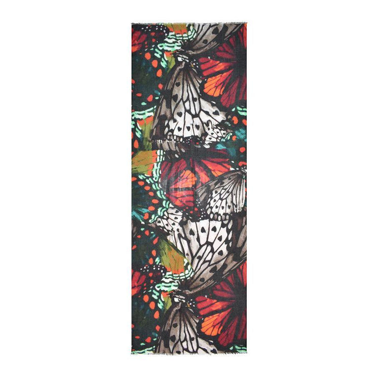 Dupatta Designs Scarf: Macheros Abstract Butterfly-ESSE Purse Museum & Store