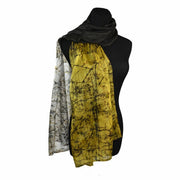 Dupatta Designs Scarf: Mystique Batik Color Block-ESSE Purse Museum & Store