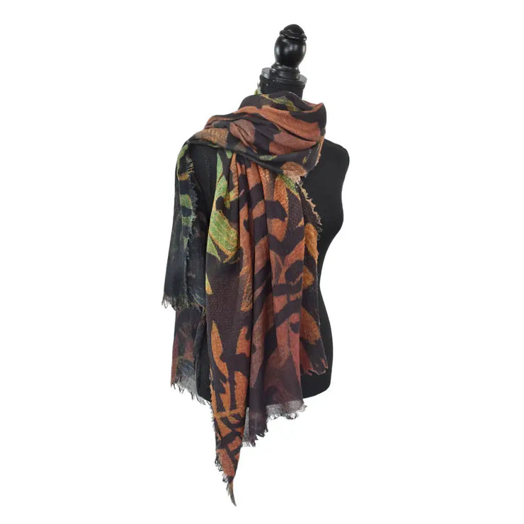 Dupatta Designs Scarf: Prowler Tiger-ESSE Purse Museum & Store