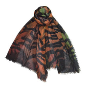 Dupatta Designs Scarf: Prowler Tiger-ESSE Purse Museum & Store