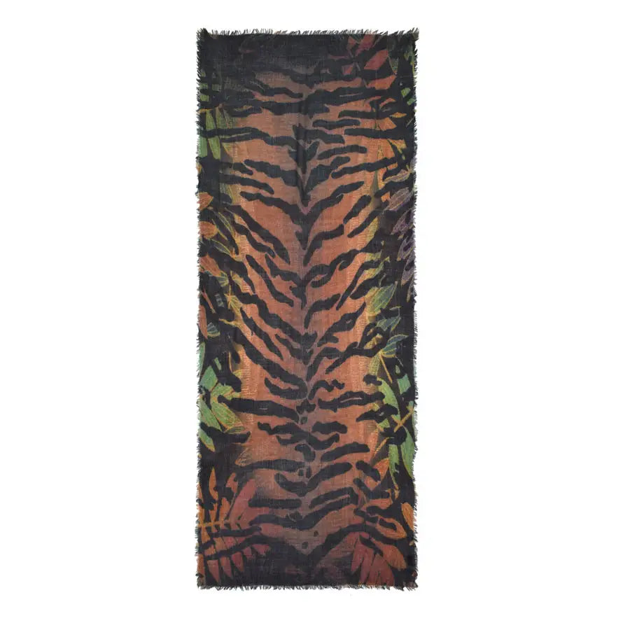 Dupatta Designs Scarf: Prowler Tiger-ESSE Purse Museum & Store