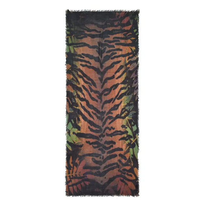 Dupatta Designs Scarf: Prowler Tiger-ESSE Purse Museum & Store
