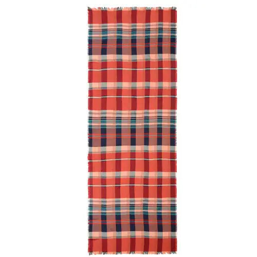 Dupatta Designs Scarf: Rominoff Plaid-ESSE Purse Museum & Store