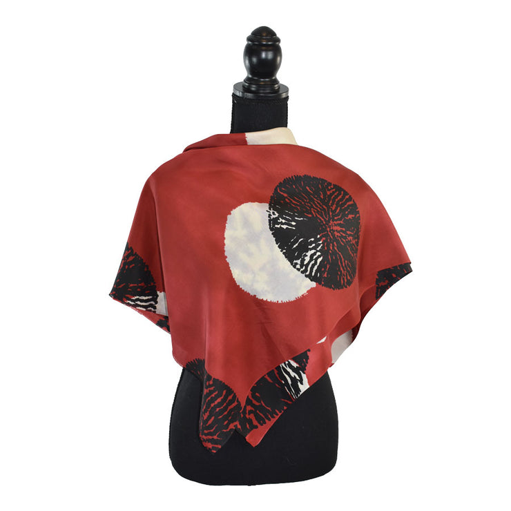 Dupatta Designs Scarf: Socotra Modern Silk Twill-ESSE Purse Museum & Store