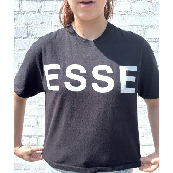 ESSE T-Shirt: Black Crop-ESSE Purse Museum & Store