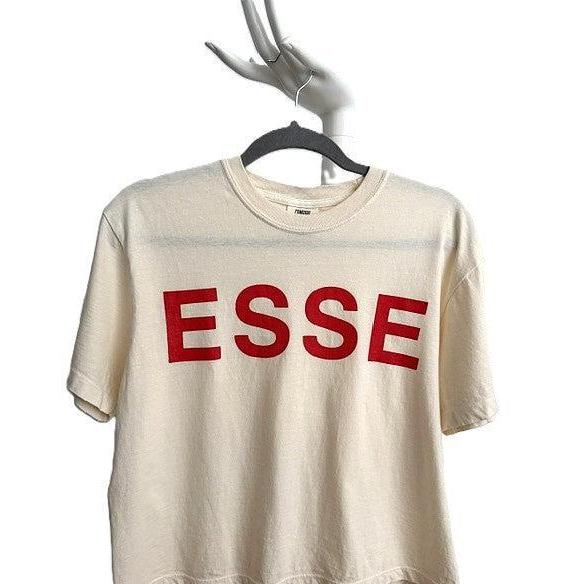 ESSE T-Shirt: Cream Crop-ESSE Purse Museum & Store