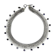 Elaine Unzicker Design Necklace: Rolled Grey Pearl-ESSE Purse Museum & Store