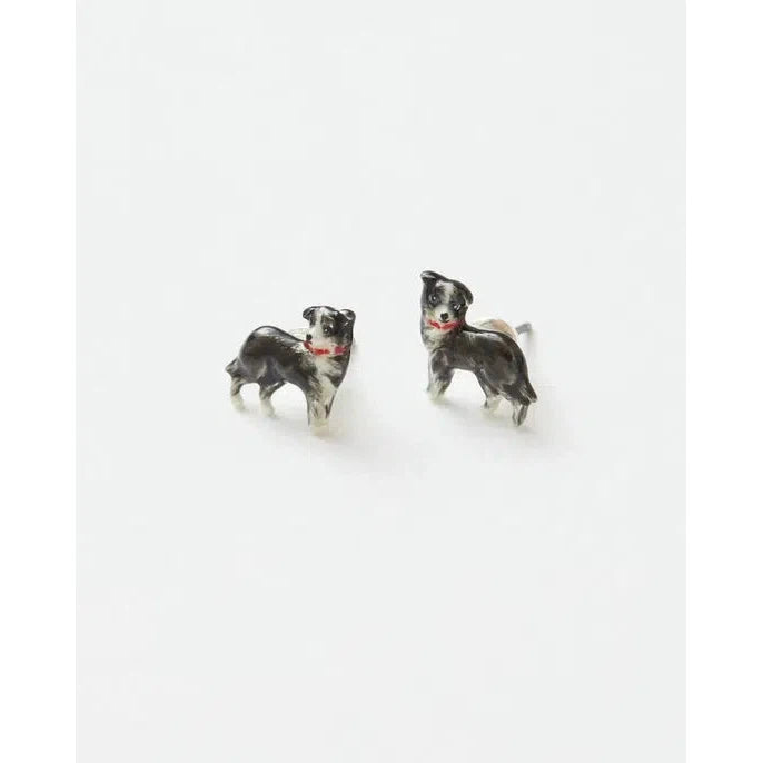 Fable England Earrings: Collie Studs