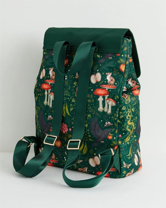 Fable England: Into the Woods Green Backpack-ESSE Purse Museum & Store