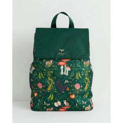 Fable England: Into the Woods Green Backpack-ESSE Purse Museum & Store