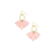 Fair Anita Earrings: Lotus Drop Bone-ESSE Purse Museum & Store