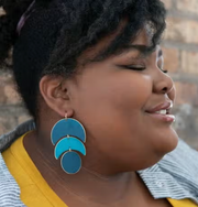 Fair Anita Earrings: Moon Phase-ESSE Purse Museum & Store