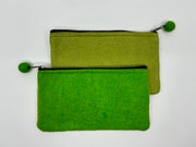 Fibres of Life: 2- Tone Felt Pouch-ESSE Purse Museum & Store