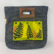 Fibres of Life Bag: Felt Tote-ESSE Purse Museum & Store