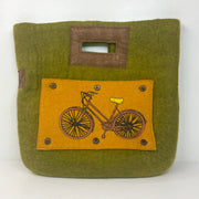 Fibres of Life Bag: Felt Tote-ESSE Purse Museum & Store