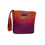 Fibres of Life Bag: Ombre Felt Tote-ESSE Purse Museum & Store