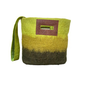 Fibres of Life Bag: Ombre Felt Tote-ESSE Purse Museum & Store