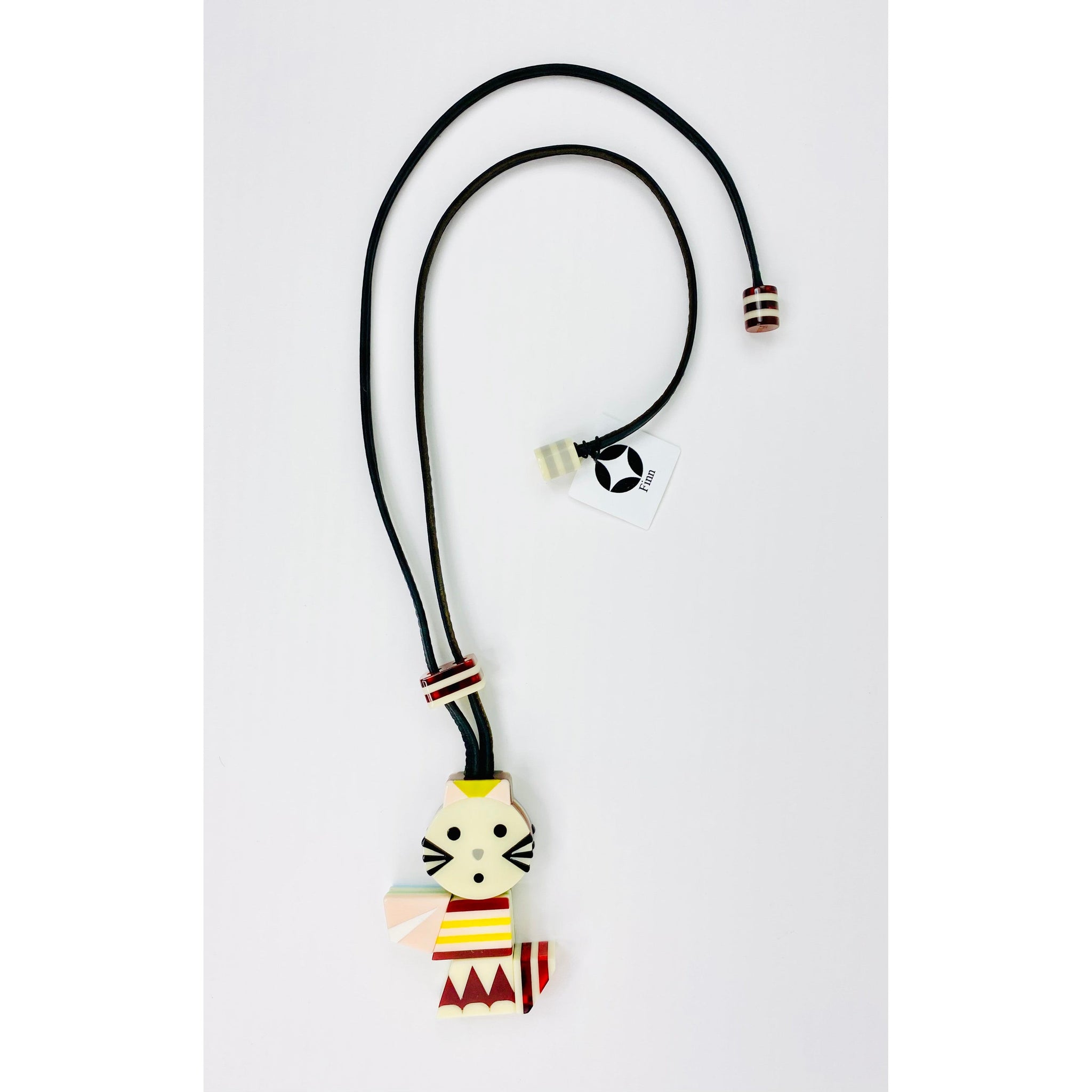 Finn Necklace: Allegria Rio Cat Pendant