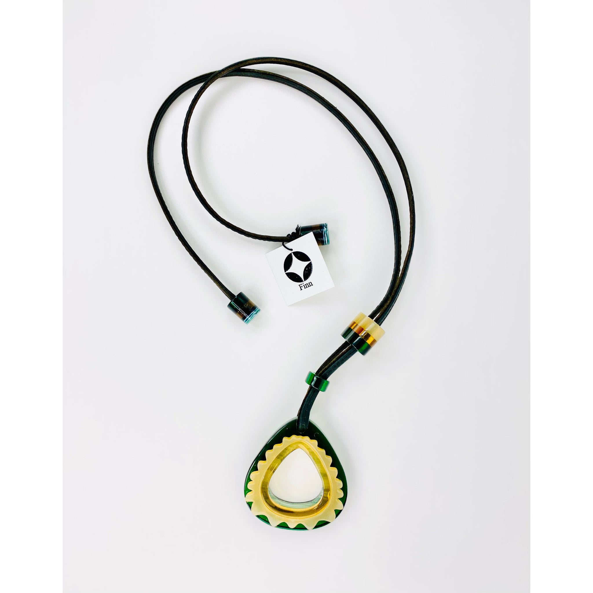 Finn Necklace: Supernova Wavy Monocle