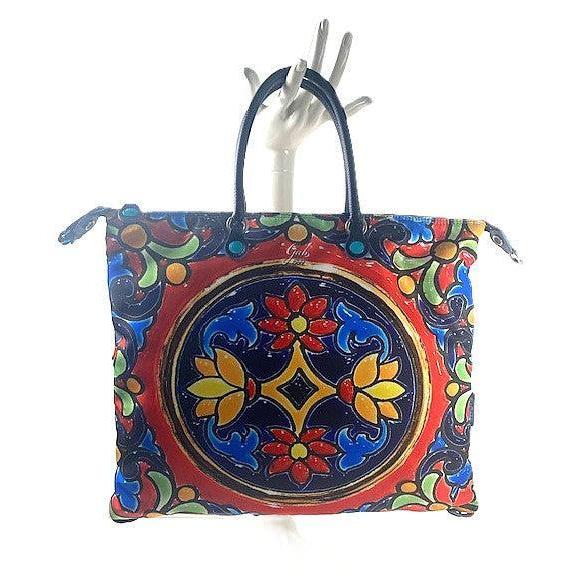 Gabs Bag: G3 Large Nylon Print Majolica-ESSE Purse Museum & Store