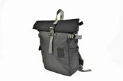 Harvest Label Backpack: 2-Tone Rolltop-ESSE Purse Museum & Store