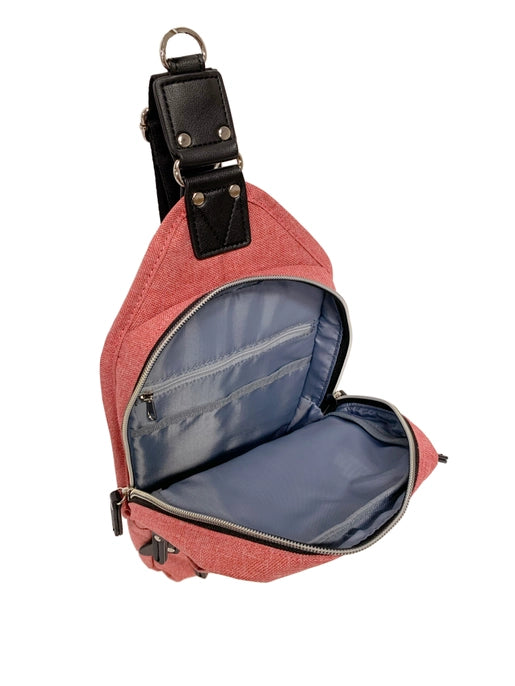 Harvest Label Sling Pack: Pink-ESSE Purse Museum & Store