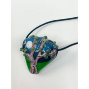 Isinglass Design Necklace: Tree & Moon-ESSE Purse Museum & Store