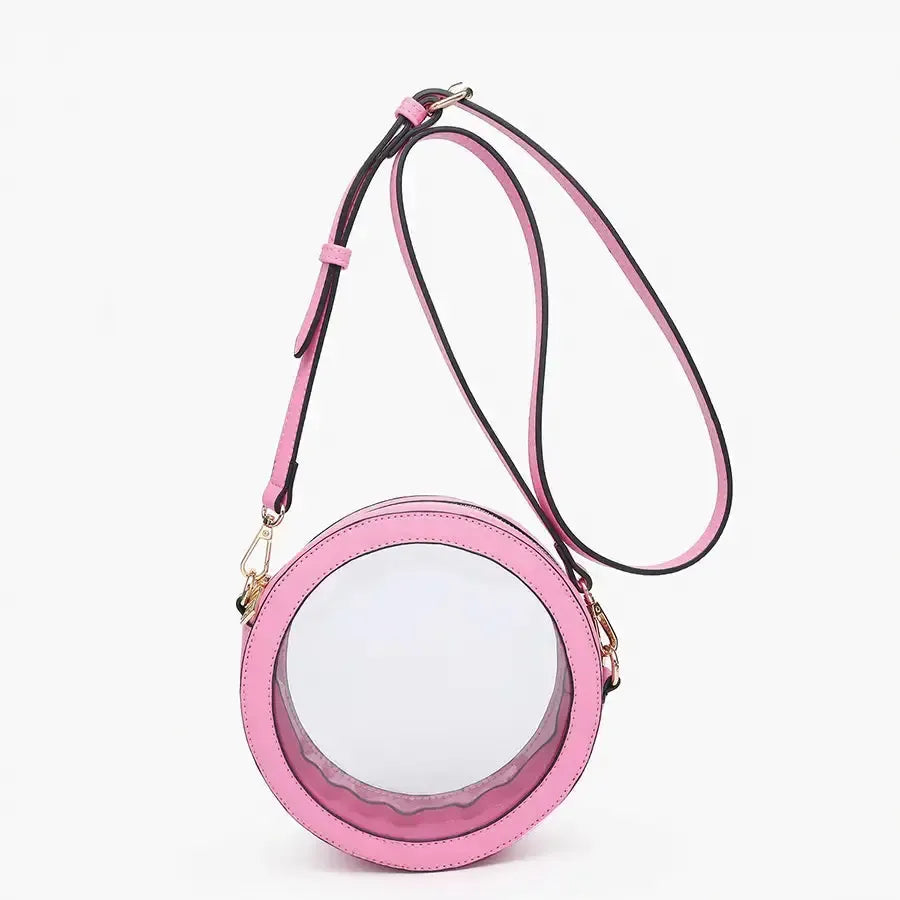 Jen & Co. Bag: Clear Lilibet Circular Crossbody