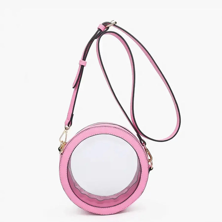Jen & Co. Bag: Clear Lilibet Circular Crossbody-ESSE Purse Museum & Store