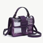 Jen & Co. Bag: Clear Toni Flapover-ESSE Purse Museum & Store
