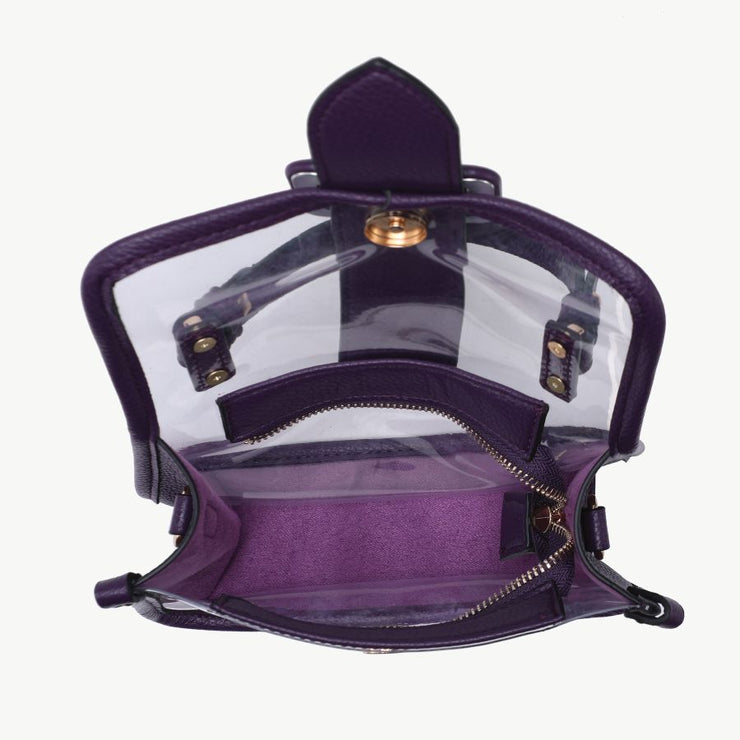 Jen & Co. Bag: Clear Toni Flapover-ESSE Purse Museum & Store