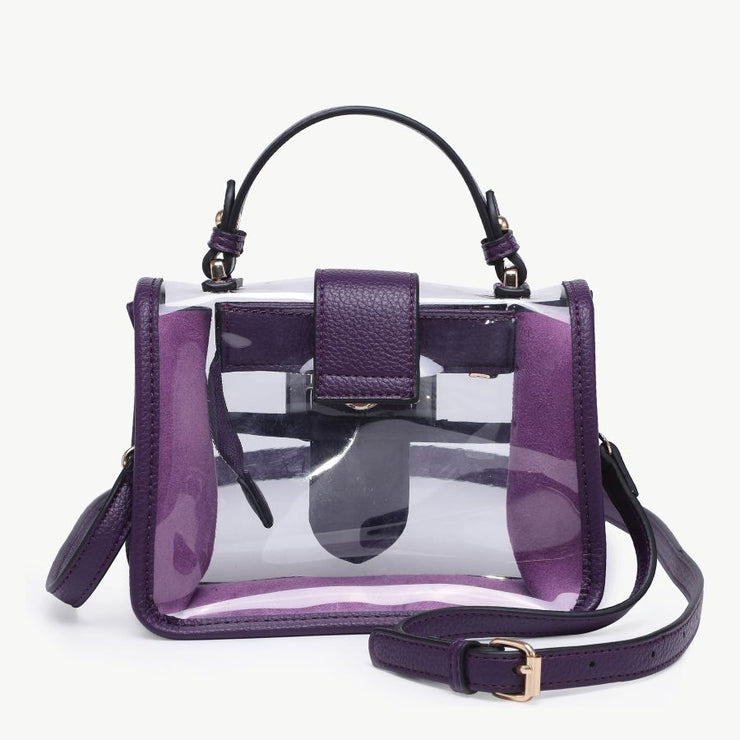 Jen & Co. Bag: Clear Toni Flapover-ESSE Purse Museum & Store