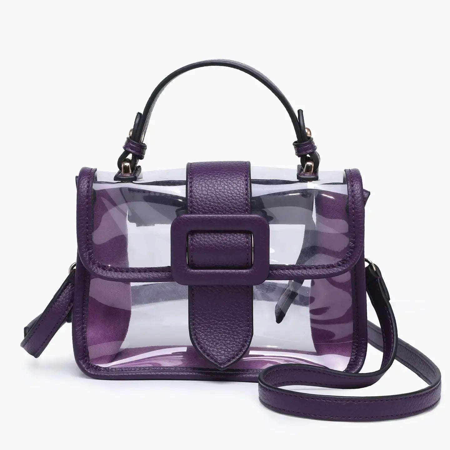 Jen & Co. Bag: Clear Toni Flapover