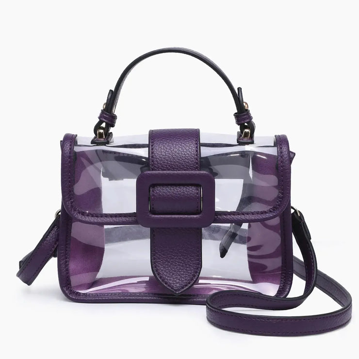 Jen & Co. Bag: Clear Toni Flapover-ESSE Purse Museum & Store