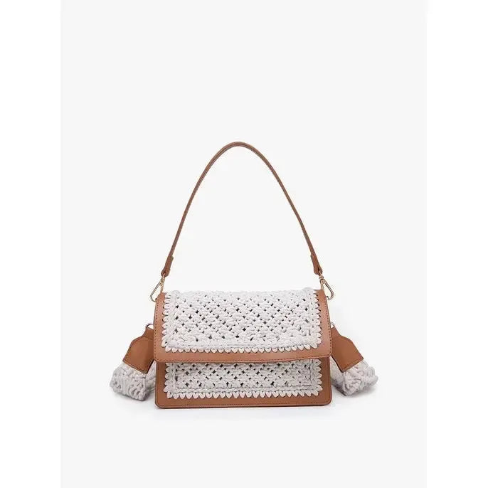 Jen & Co. Bag: Gianna Macrame Crossbody