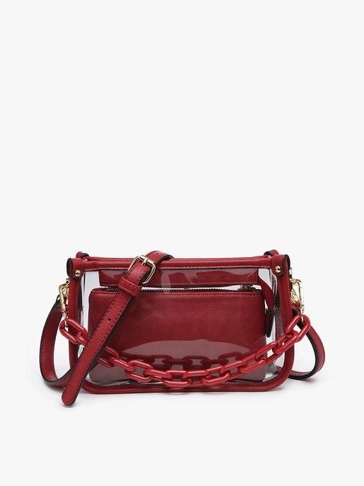 Jen & Co. Bag: Jessica Clear Crossbody