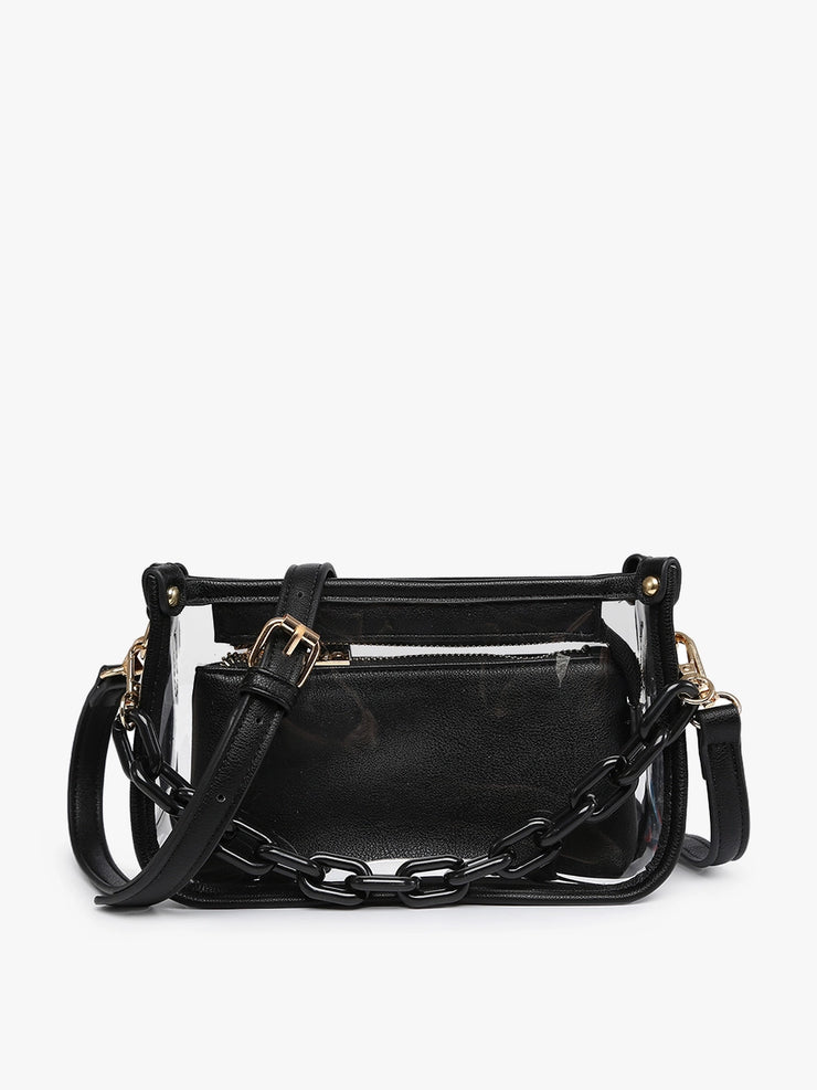 Jen & Co. Bag: Jessica Clear Crossbody-ESSE Purse Museum & Store