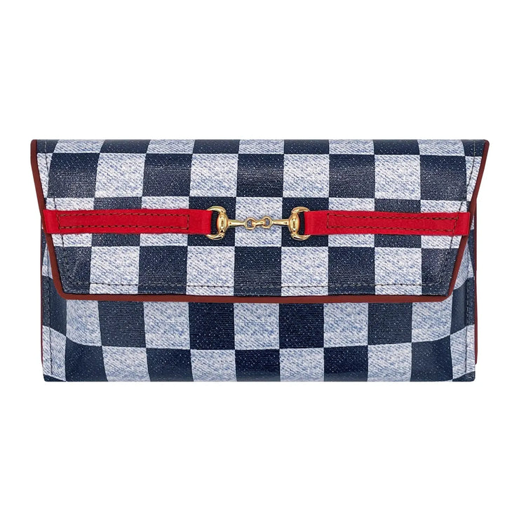 Kent Stetson Clutch: Horseplay Denim-ESSE Purse Museum & Store