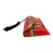 Kent Stetson Clutch: Red Dragon-ESSE Purse Museum & Store