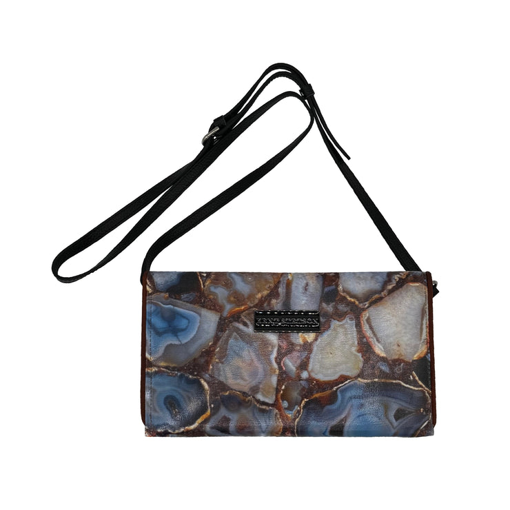 Kent Stetson Clutch: Topaz Geode-ESSE Purse Museum & Store