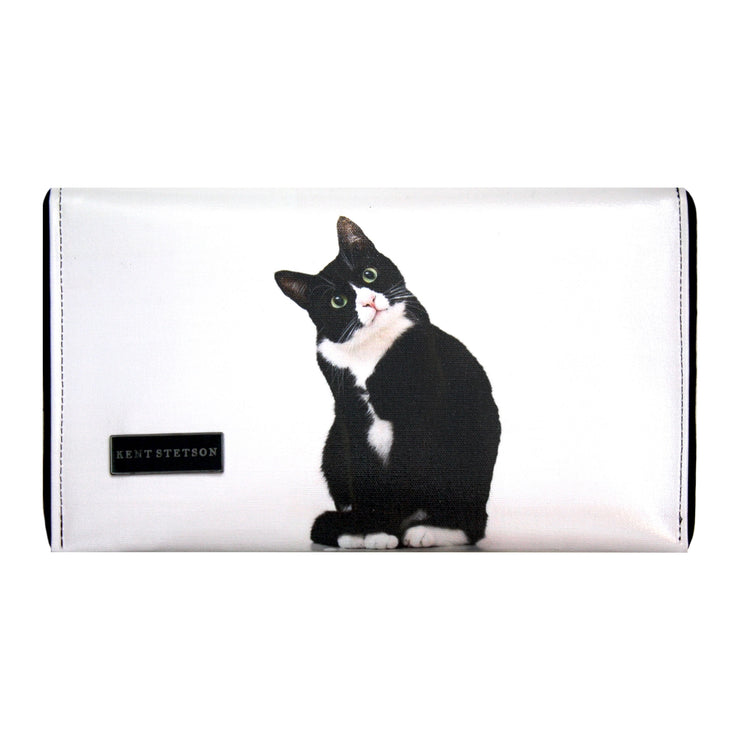 Kent Stetson Clutch: Tuxedo Cat-ESSE Purse Museum & Store