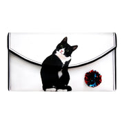 Kent Stetson Clutch: Tuxedo Cat-ESSE Purse Museum & Store