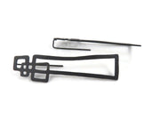 KimyaJewels Earrings: Abstract Oxidized Silver Dangle-ESSE Purse Museum & Store